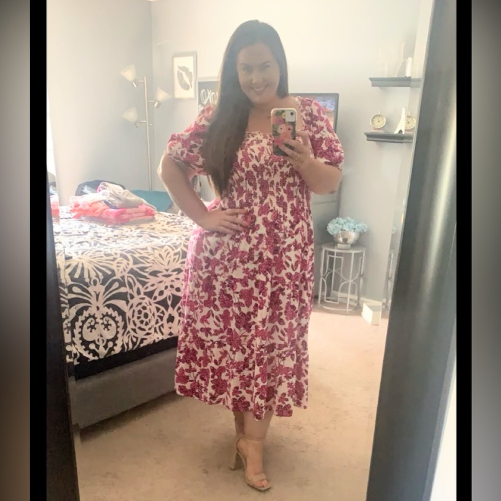 Floral Pink Dress